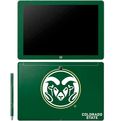 Colorado State University CSU Rams Logo Galaxy Book 12in Skin