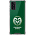 Colorado State University CSU Rams Logo Galaxy Note20 5G Clear Case