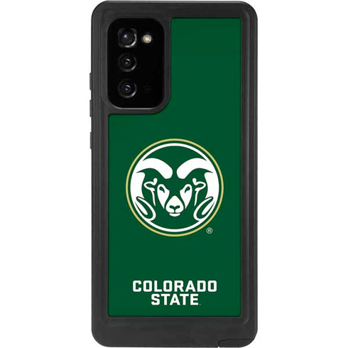 Colorado State University CSU Rams Logo Galaxy Note20 5G Waterproof Case