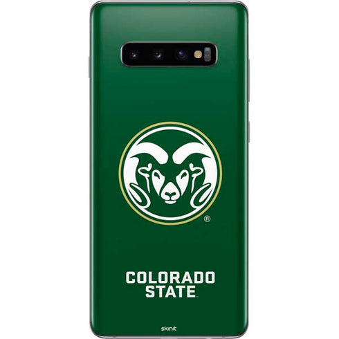 Colorado State University CSU Rams Logo Galaxy S10 Plus Skin