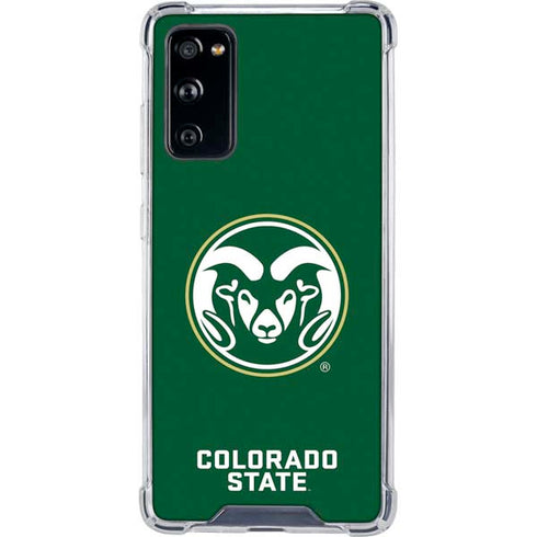 Colorado State University CSU Rams Logo Galaxy S20 FE Clear Case