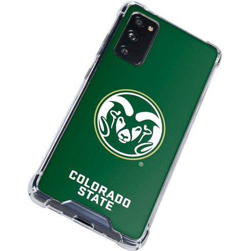 Colorado State University CSU Rams Logo Galaxy S20 FE Clear Case