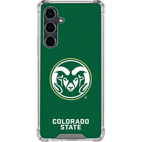 Colorado State University CSU Rams Logo Galaxy S23 FE Clear Case