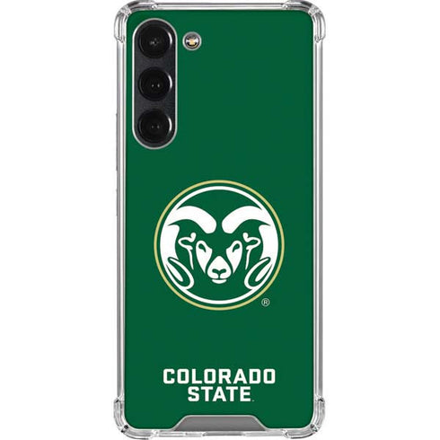 Colorado State University CSU Rams Logo Galaxy S23 Plus Clear Case
