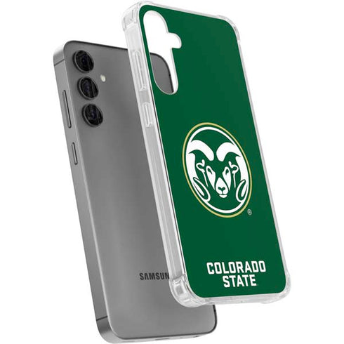 Colorado State University CSU Rams Logo Galaxy S24 Plus Clear Case
