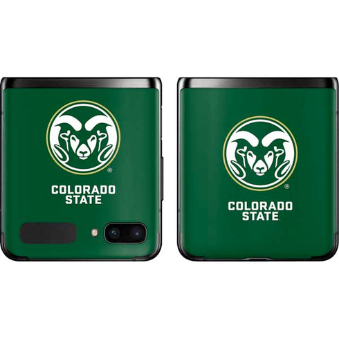 Colorado State University CSU Rams Logo Galaxy Z Flip Skin