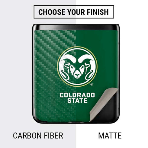 Colorado State University CSU Rams Logo Galaxy Z Flip Skin