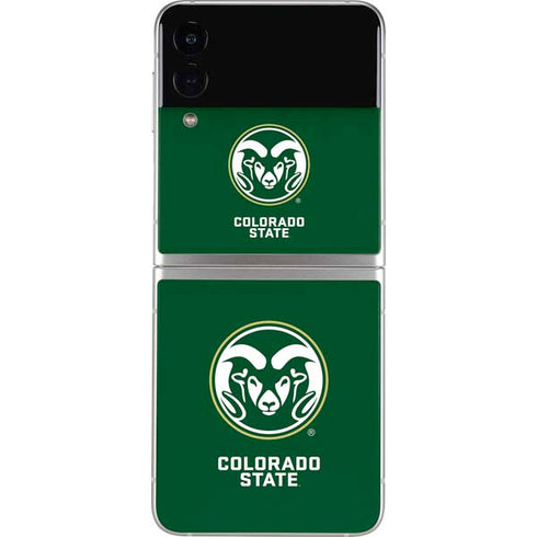 Colorado State University CSU Rams Logo Galaxy Z Flip3 5G Skin