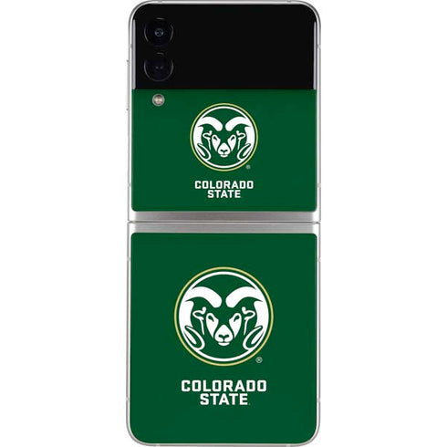 Colorado State University CSU Rams Logo Galaxy Z Flip4 5G Skin