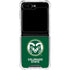 Colorado State University CSU Rams Logo Galaxy Z Flip5 5G Clear Case
