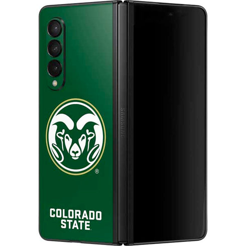 Colorado State University CSU Rams Logo Galaxy Z Fold3 5G Skin