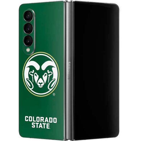 Colorado State University CSU Rams Logo Galaxy Z Fold4 5G Skin