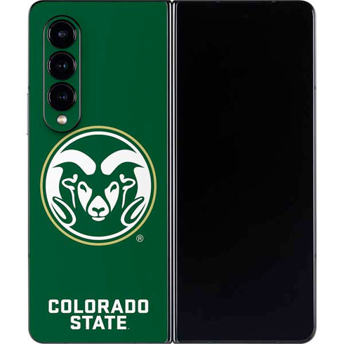 Colorado State University CSU Rams Logo Galaxy Z Fold4 5G Skin