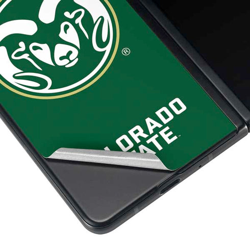 Colorado State University CSU Rams Logo Galaxy Z Fold4 5G Skin