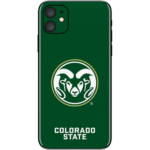 Colorado State University CSU Rams Logo iPhone 11 Skin