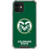 Colorado State University CSU Rams Logo iPhone 12 Clear Case