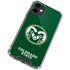Colorado State University CSU Rams Logo iPhone 12 Clear Case