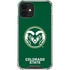 Colorado State University CSU Rams Logo iPhone 12 Mini Clear Case