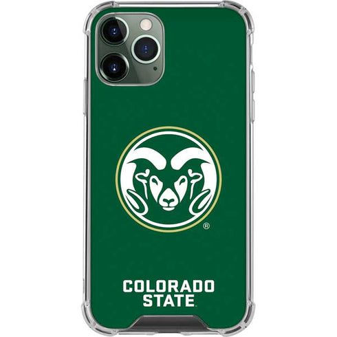Colorado State University CSU Rams Logo iPhone 12 Pro Clear Case