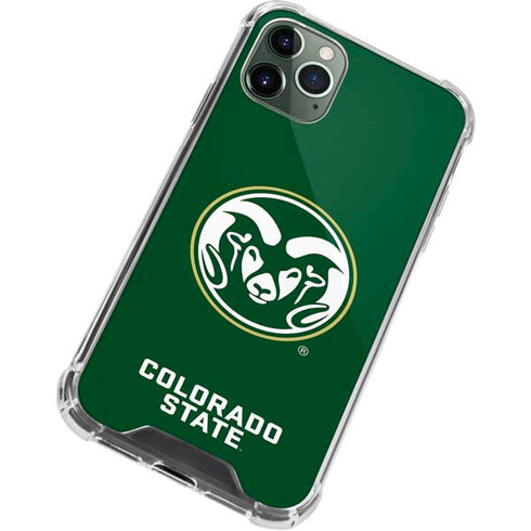 Colorado State University CSU Rams Logo iPhone 12 Pro Clear Case