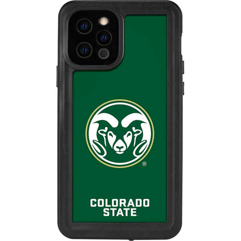 Colorado State University CSU Rams Logo iPhone 12 Pro Waterproof Case