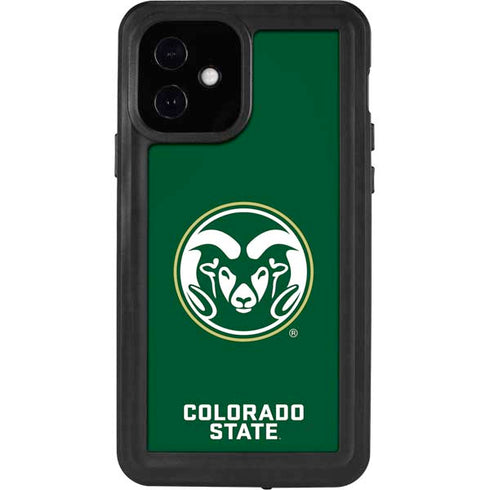 Colorado State University CSU Rams Logo iPhone 12 Waterproof Case