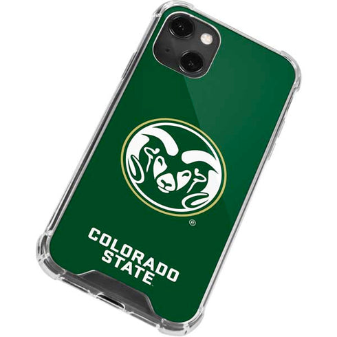 Colorado State University CSU Rams Logo iPhone 13 Mini Clear Case