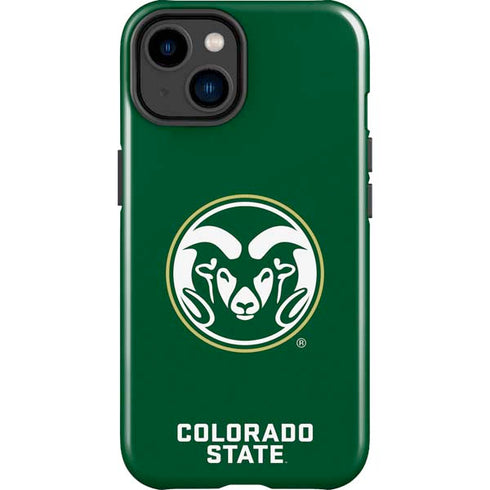 Colorado State University CSU Rams Logo iPhone 15 Plus Impact Case
