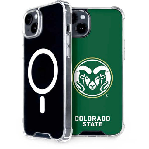 Colorado State University CSU Rams Logo iPhone 15 Plus MagSafe Case