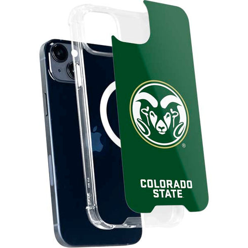 Colorado State University CSU Rams Logo iPhone 15 Plus MagSafe Case