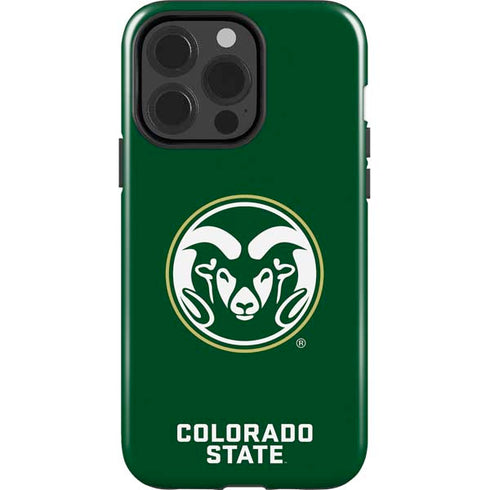 Colorado State University CSU Rams Logo iPhone 15 Pro Impact Case
