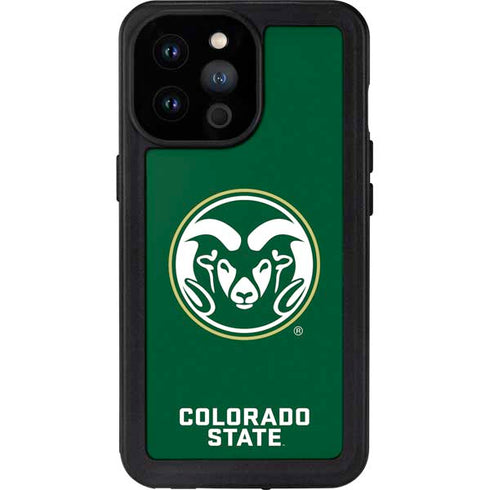 Colorado State University CSU Rams Logo iPhone 14 Pro Max Waterproof Case