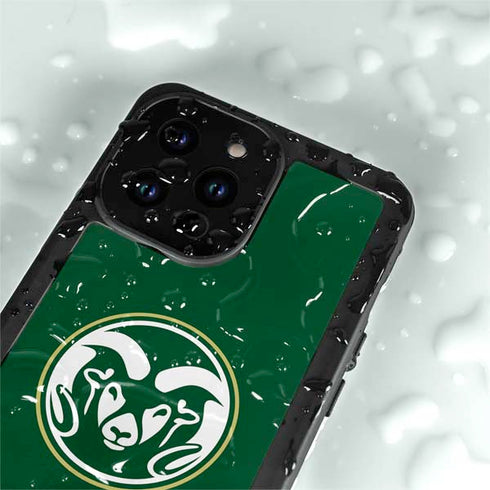 Colorado State University CSU Rams Logo iPhone 14 Pro Max Waterproof Case