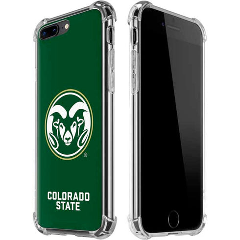 Colorado State University CSU Rams Logo iPhone 7/8 Plus Clear Case