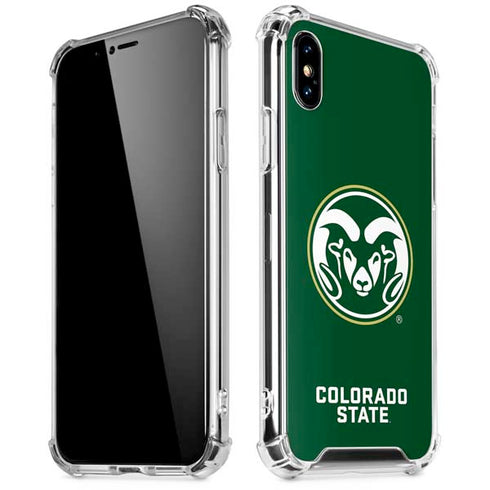 Colorado State University CSU Rams Logo iPhone XS Max Clear Case