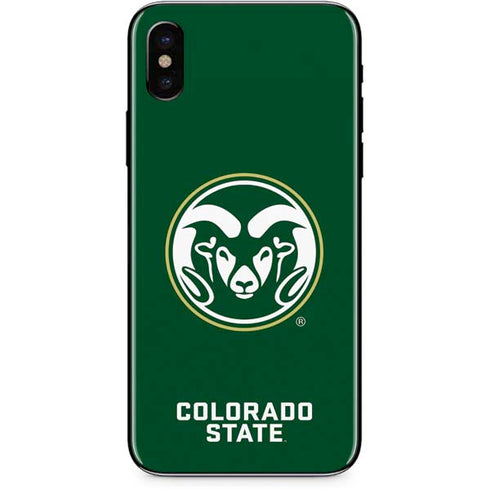 Colorado State University CSU Rams Logo iPhone XS Skin
