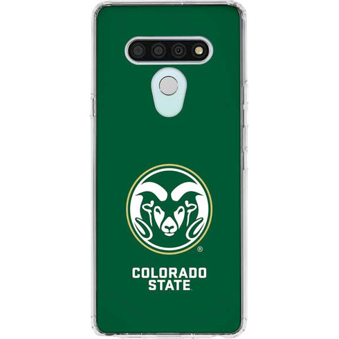 Colorado State University CSU Rams Logo LG Stylo 6 Clear Case