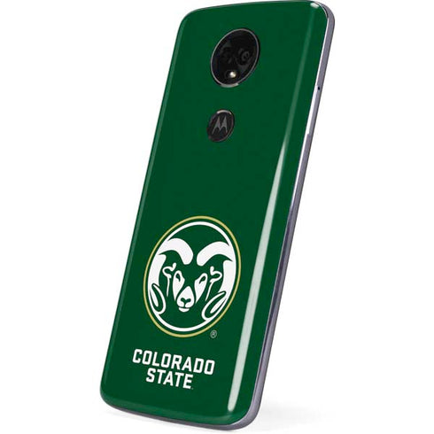 Colorado State University CSU Rams Logo Moto E5 Plus Skin