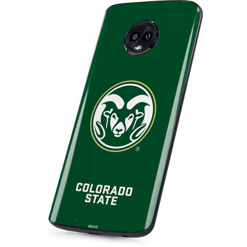Colorado State University CSU Rams Logo Moto G6 Skin