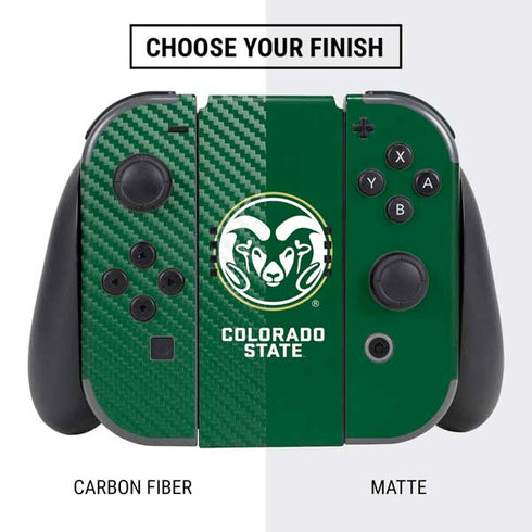 Colorado State University CSU Rams Logo Nintendo Switch Bundle Skin