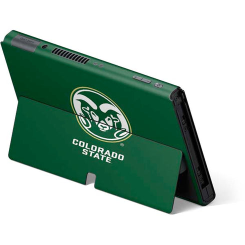 Colorado State University CSU Rams Logo Nintendo Switch OLED (2021) Skin