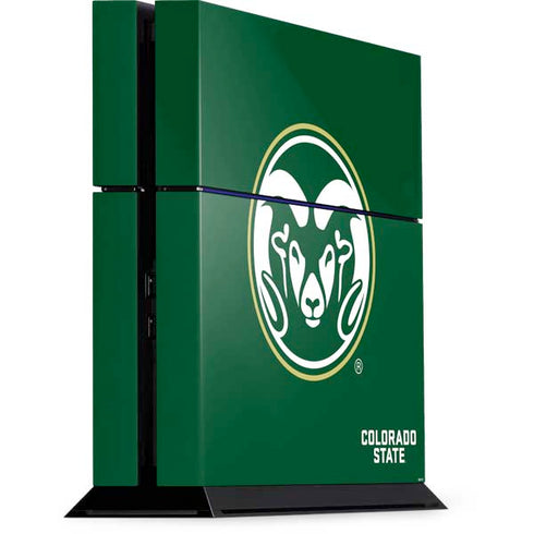 Colorado State University CSU Rams Logo PS4 Console Skin