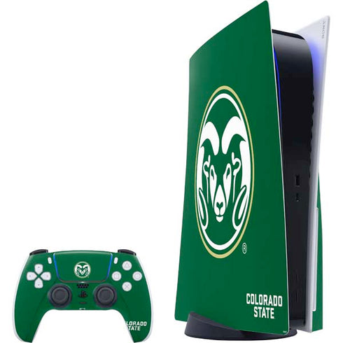 Colorado State University CSU Rams Logo PS5 Bundle Skin