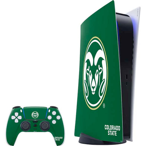 Colorado State University CSU Rams Logo PS5 Digital Edition Bundle Skin