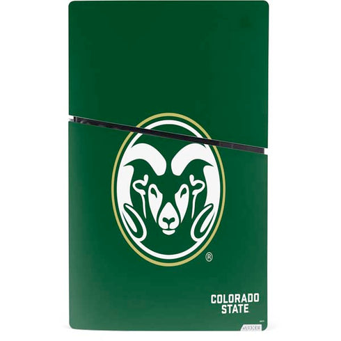 Colorado State University CSU Rams Logo PS5 Slim Digital Edition Console Skin