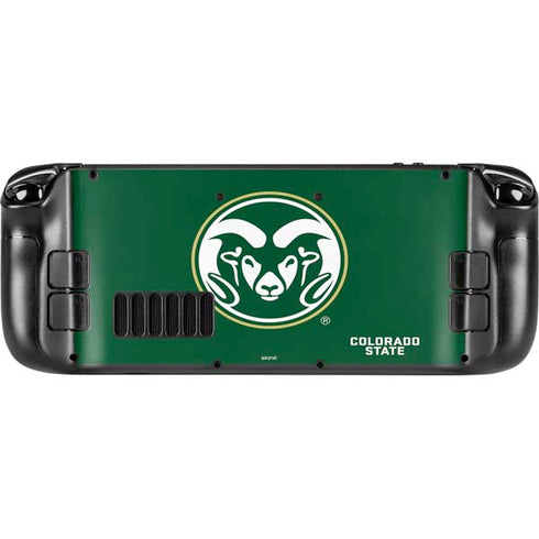 Colorado State University CSU Rams Logo Steam Deck Handheld Gaming Computer Skin