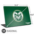 Colorado State University CSU Rams Logo Universal Laptop 18in (14.6 x 10.6in) Skin