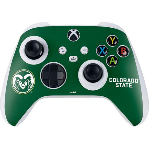 Colorado State University CSU Rams Logo Xbox Series S Controller Skin