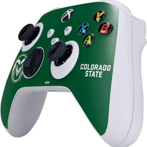 Colorado State University CSU Rams Logo Xbox Series S Controller Skin