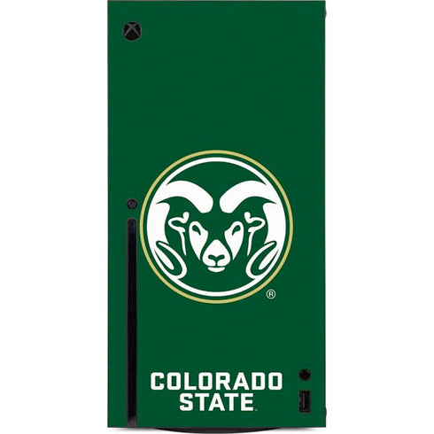 Colorado State University CSU Rams Logo Xbox Series X Console Skin